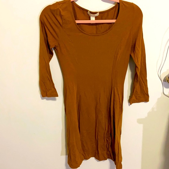 Mustard yellow skater dress - Picture 1 of 2